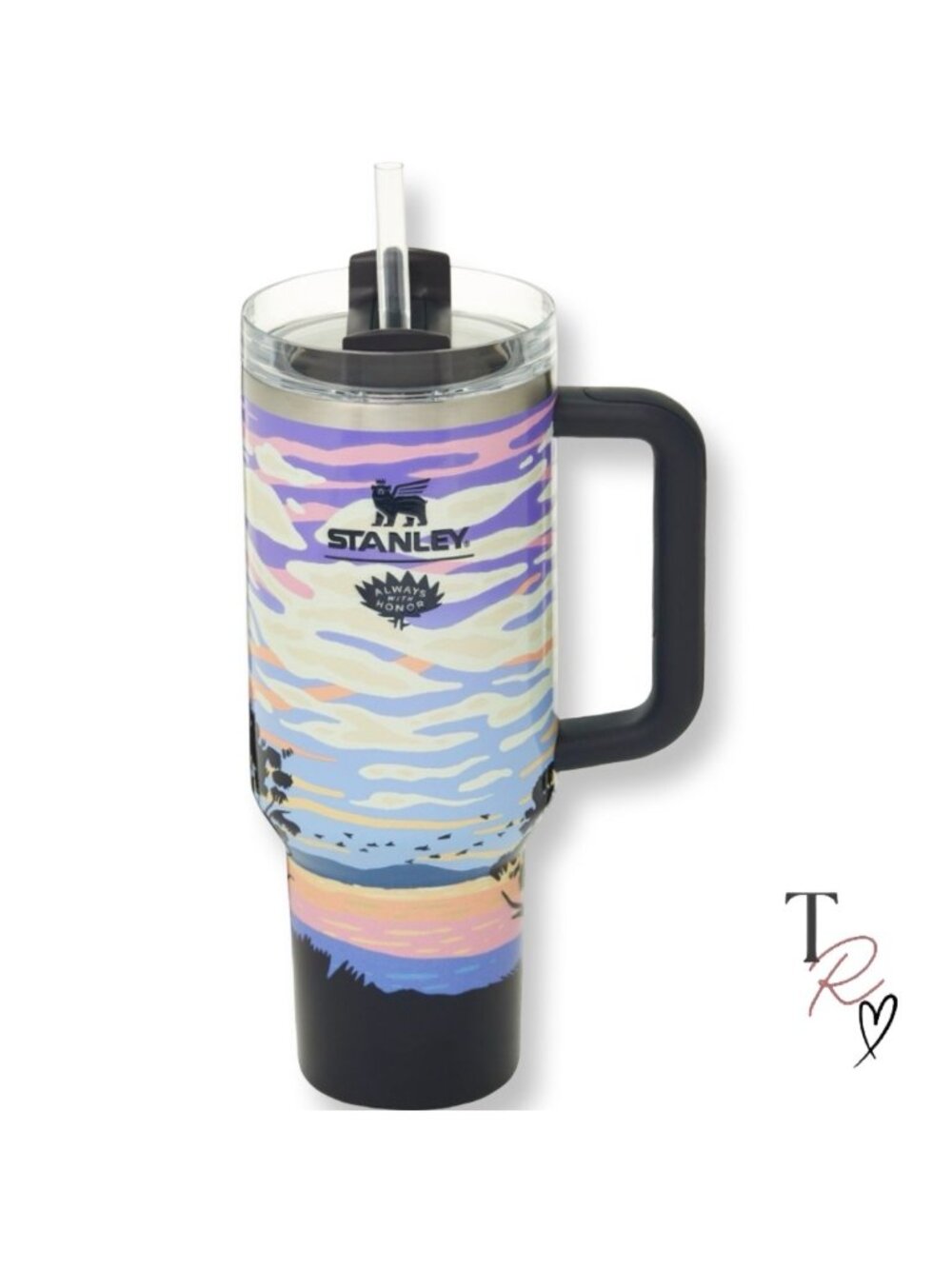 Stanley x AWH NEW Always With Honor Hazy Horizon 40oz Quencher Tumbler Cup H2.0